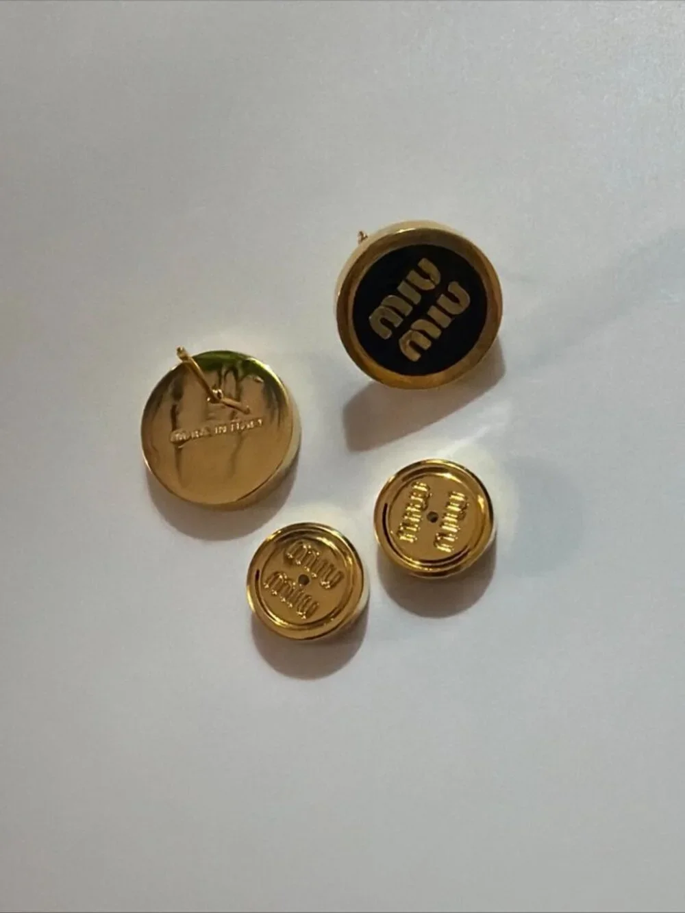 Miu Miu WomenEnameled Metal Earrings